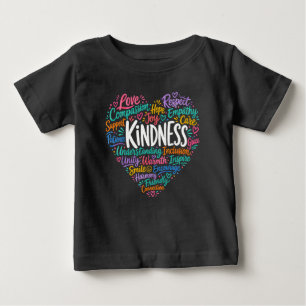T-shirt Pour Bébé Gentillesse compassion empathie et respect