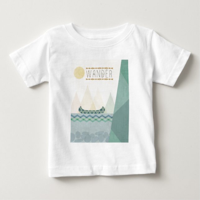 T-shirt Pour Bébé Geo extérieur III | errent (Devant)