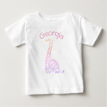 Georgia Pink Dinosaur à personnaliser