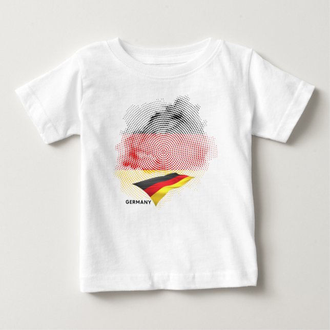 T-shirt Pour Bébé Germany flag (Devant)