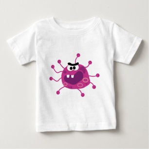 T-shirt Pour Bébé Germe pourpre idiot Icky de bande dessinée