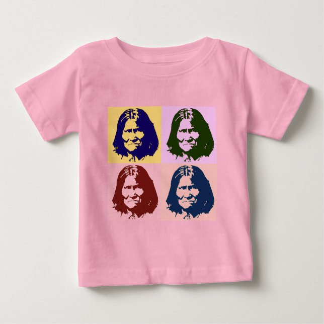 T-shirt Pour Bébé Géronimo Pop Art (Devant)