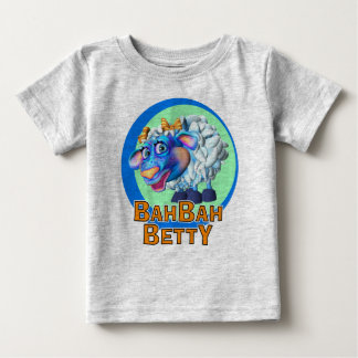 T-shirt Pour Bébé GiggleBellies Bah Bah Betty les moutons