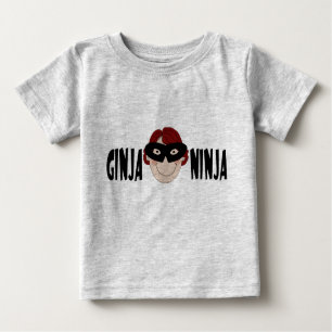 T-shirt Pour Bébé Gingembre Ninja