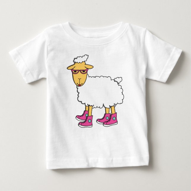 T-shirt Pour Bébé Ginny, c'est un peu bergère (Devant)