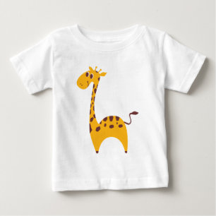 T-shirt Pour Bébé Girafe