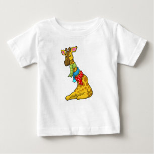 T-shirt Pour Bébé Girafe
