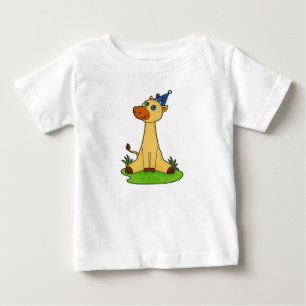 T-shirt Pour Bébé Giraffe avec casquette de fête