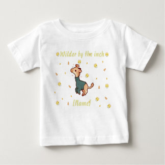 T-shirt Pour Bébé Giraffe Baby Tee – Custom Name