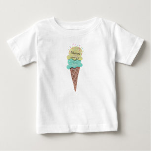 T-shirt Pour Bébé Glace   Bébé Fille & Garçon   T-shirt