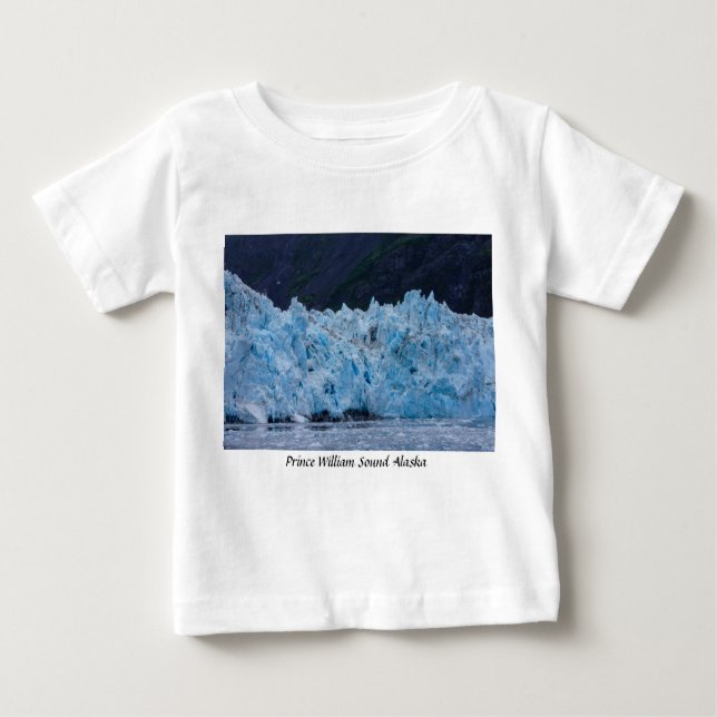 T-shirt Pour Bébé Glacier in Prince William Sound Alaska (Devant)