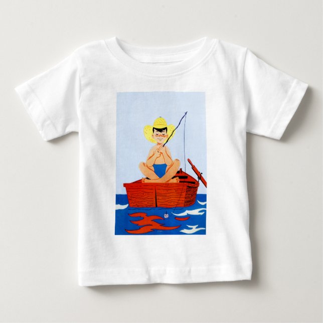 T-shirt Pour Bébé Go Fish (Devant)
