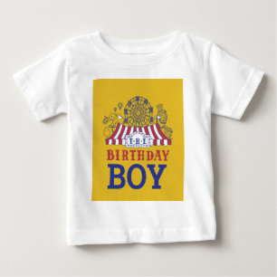 T-shirt Pour Bébé Gold Carnival Circus Baby Birthday Kids HouseParty