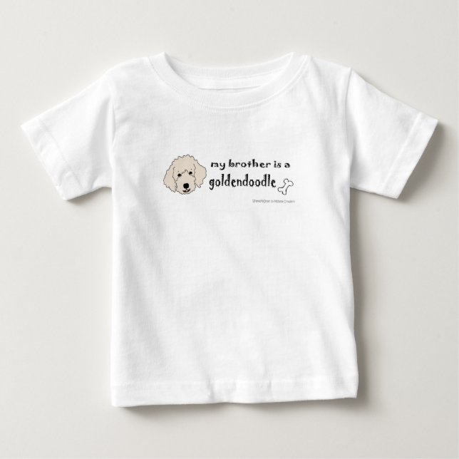 T-shirt Pour Bébé goldendoodle (Devant)