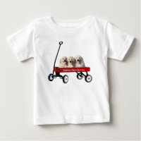Goldens dans la chemise unisexe d'enfant en bas