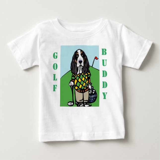 T-SHIRT POUR BÉBÉ GOLF BUDDDY (Devant)