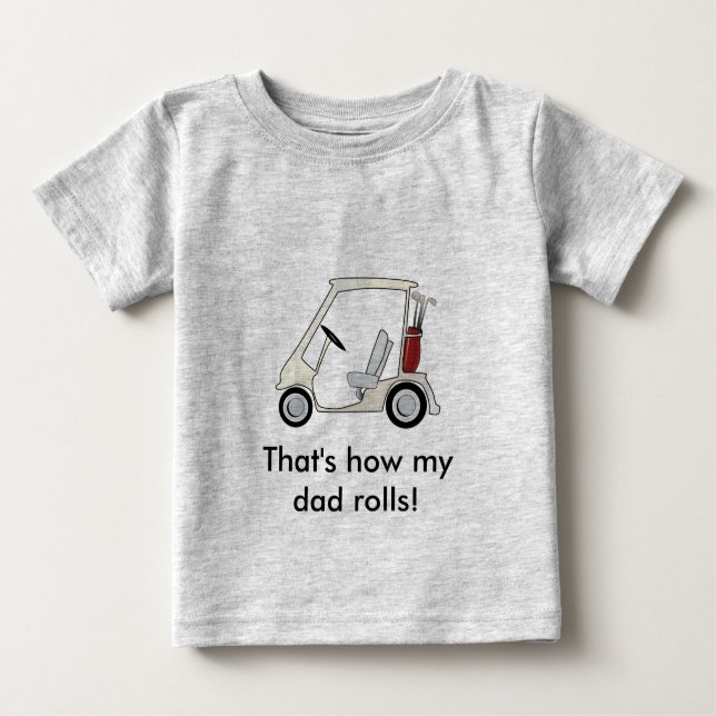 T-shirt Pour Bébé golf_cart (Devant)