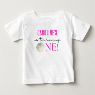 T-shirt Pour Bébé Golf Girls 1er anniversaire