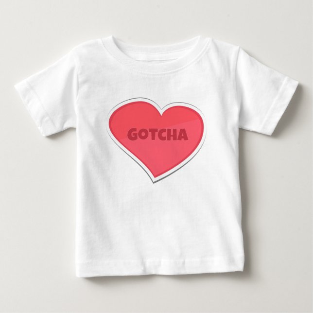 T-shirt Pour Bébé Gotcha conception d'adoption (Devant)