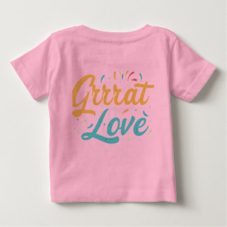 T-shirt Pour Bébé Grand amour