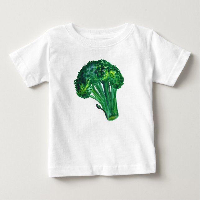 T-shirt Pour Bébé Grand beau Brocoli (Devant)