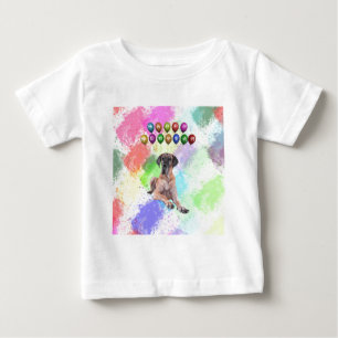 T-shirt Pour Bébé Grand Danois souhaitant une bonne année