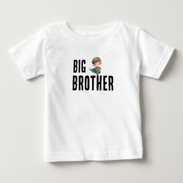 T-shirt Pour Bébé Grand Frère (Devant)