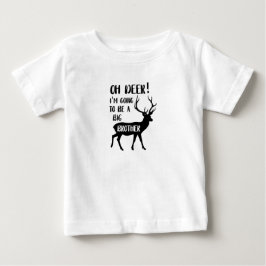 T-shirt Pour Bébé grand frère cerf