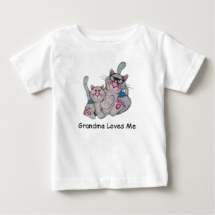 T-shirt Pour Bébé Grand-maman mignonne d'OSo la "m'aime," pièce en t