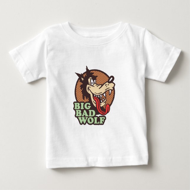 T-shirt Pour Bébé Grand Mauvais Loup (Devant)