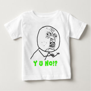 T-shirt Pour Bébé grand texte de y-u-aucun-type