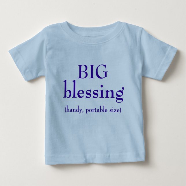 T-shirt Pour Bébé GRANDE bénédiction (Devant)