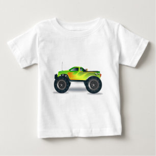 T-shirt Pour Bébé Grande Monster Truck Speedway-amoureux de la conce