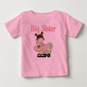T-shirt Pour Bébé Grande soeur