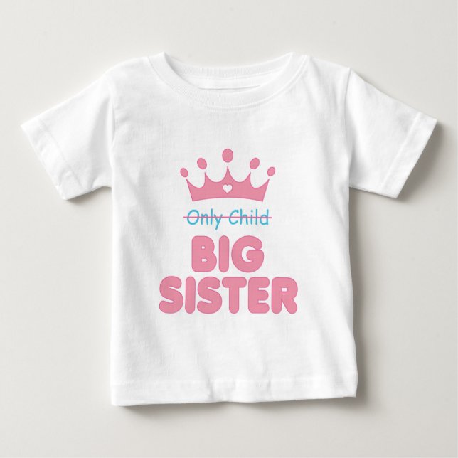 T-shirt Pour Bébé Grande soeur (Devant)