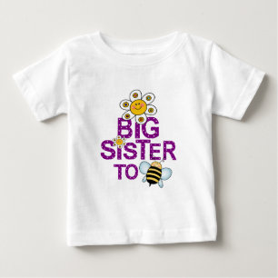 T-shirt Pour Bébé Grande soeur à être !