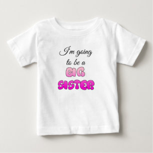 T-shirt Pour Bébé Grande Soeur À Serre Faire-part