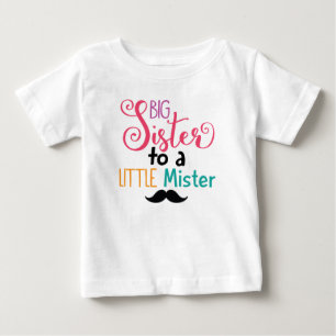 T-shirt Pour Bébé Grande Soeur À Une Petite Chemise
