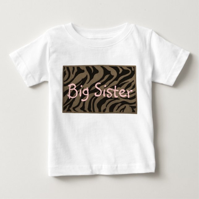 T-shirt Pour Bébé Grande Soeur Chemise (Devant)
