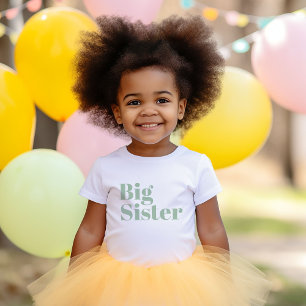 T-shirt Pour Bébé Grande soeur   Famille de frères jumeaux