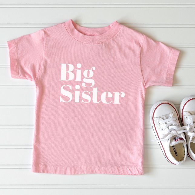 T-shirt Pour Bébé Grande soeur | Famille de frères jumelés (Créateur téléchargé)