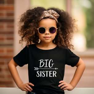 T-shirt Pour Bébé Grande soeur   Famille de frères jumelés