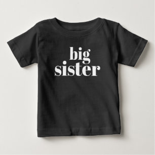 T-shirt Pour Bébé Grande soeur   Famille de frères jumelés