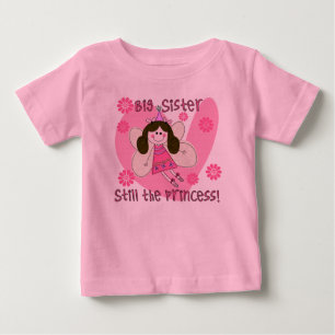 T-shirt Pour Bébé Grande soeur toujours la princesse Romper