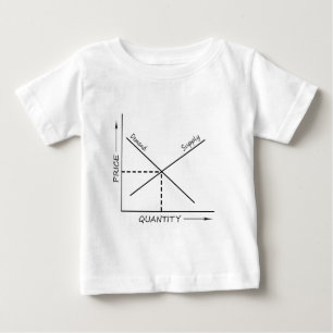 T-shirt Pour Bébé Graphique Approvisionnement et demande