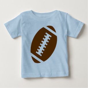 T-shirt Pour Bébé Graphique   avant bleu-clair du football de BÉBÉ