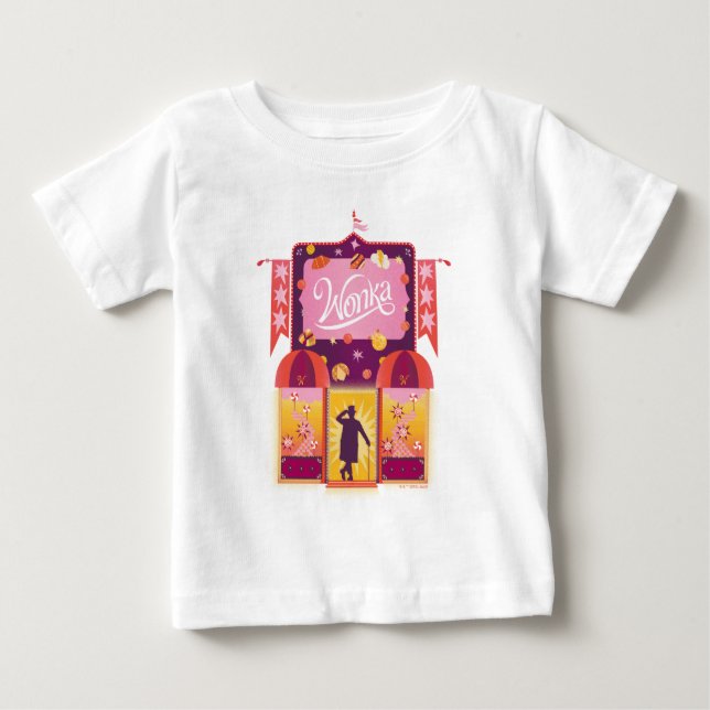 T-shirt Pour Bébé Graphique de la boutique Wonka Candy (Devant)