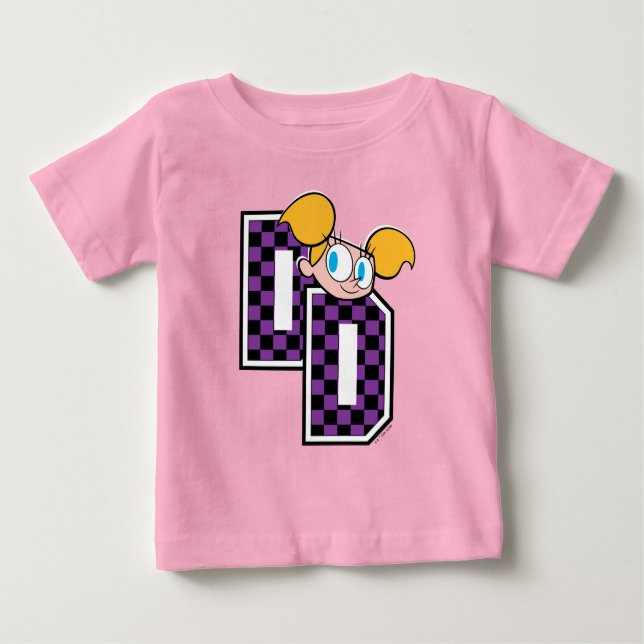 T-shirt Pour Bébé Graphique des lettres de Dee Dee Athletic (Devant)