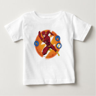 T-shirt Pour Bébé Graphique d'exécution du laboratoire Flash de dess