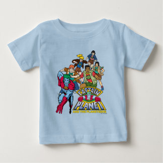 T-shirt Pour Bébé Graphique du logo Captain Planet & Planeteers Grou